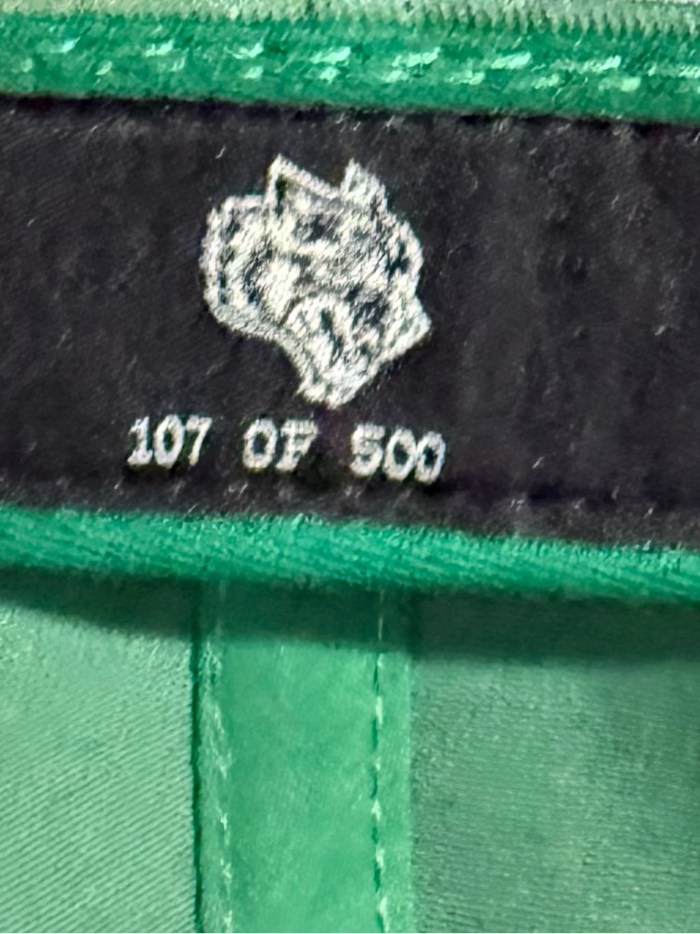 Darc Sport Green 'Wolves' Baseball Hat with White Embroidery - Picture 4 of 4